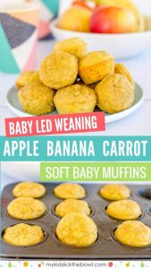 ABC Muffins! Apple Banana Carrot - No added sugar