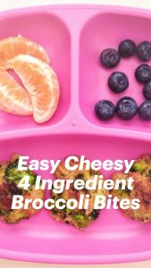 Easy Cheesy 4 Ingredient Broccoli Bites