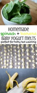 Homemade 3 Ingredient Baby Yogurt Melts