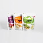 RICE RUSK 또또맘 쌀떡과자 (Pack of 3) - Organic Purple Sweet Potato 유기농 자색고구마 (Pack of 3)