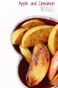 Sautéed Apple and Cinnamon Wedges - Healthy Little Foodies