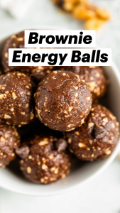 Healthy No Bake Brownie Energy Balls