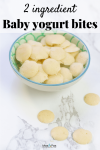2 ingredient baby yogurt bites